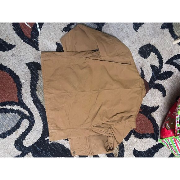 Vintage sz XL Carhartt Blanket Lined Jacket Corduroy Collar Muleskin 80’s - Picture 13 of 16